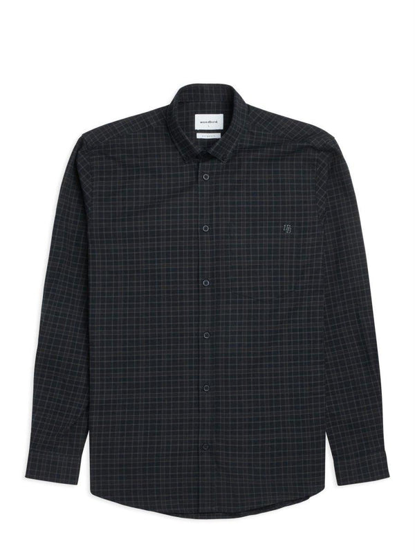 Woodbirds Fling Becks Shirt - Navy. Køb shirts her.