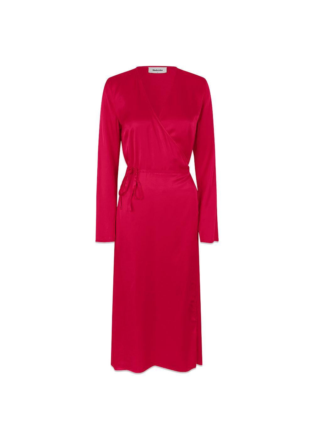 Modströms FloreMD wrap dress - Virtual Pink. Køb kjoler her.