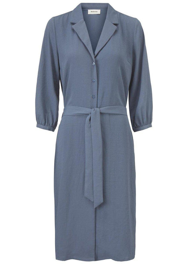 Modströms Flow dress - Vintage Blue. Køb kjoler her.