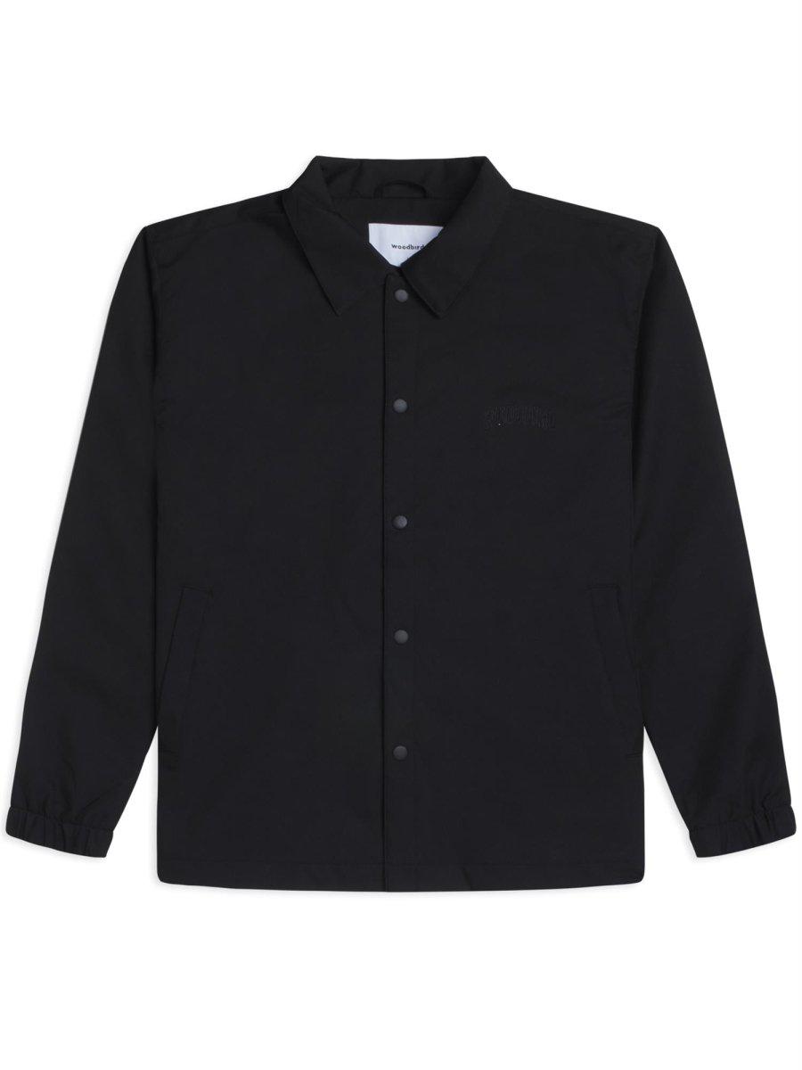 Woodbirds Frane Coach Jacket - Black. Køb overtøj her.