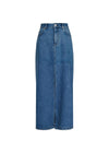 Neo Noirs Frankie D Skirt - Vintage Blue. Køb skirts her.