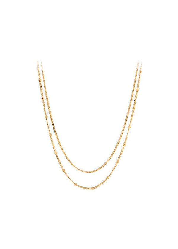 Pernille Corydons Galaxy Necklace Adj. 42-47 cm - Gold. Køb smykker her.