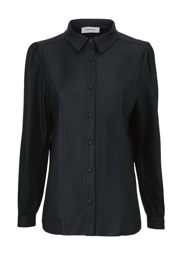 Modströms Gamal shirt - Black. Køb blouses her.