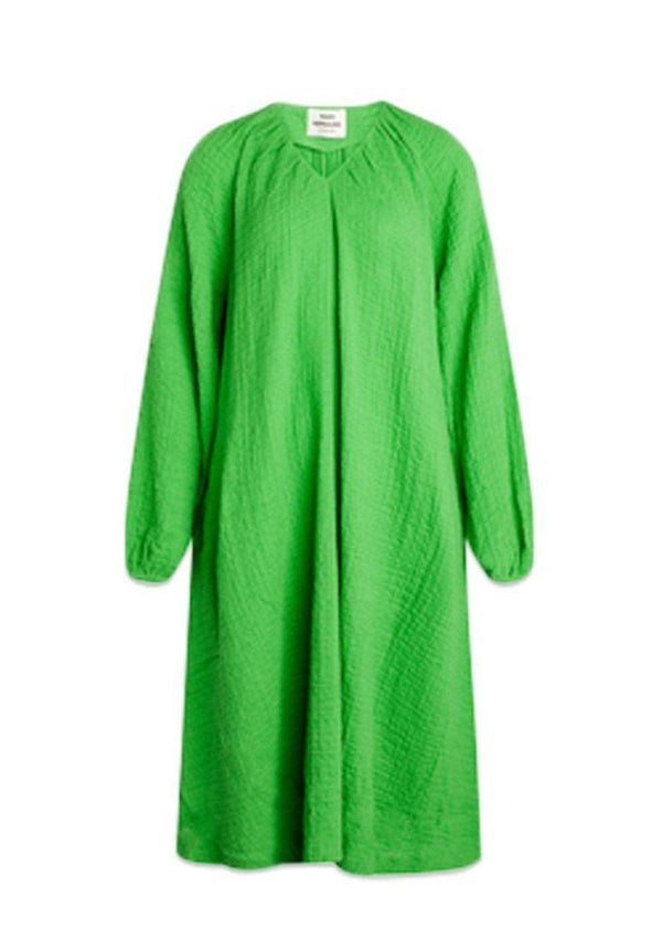 Mads Nørgaards Gaze Bellini Dress - Classic Green. Køb kjoler her.