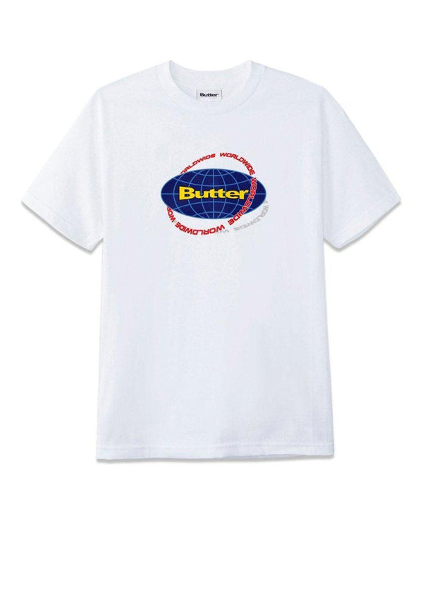 Butter Goods' Geo Tee - White. Køb t-shirts her.