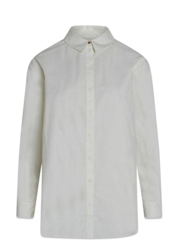 BLANCHE's Ginsburg Shirt - Ecru. Køb blouses her.