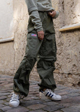 UFO's Girly Flap Velcro Wind Pants - Olive. Køb bukser her.