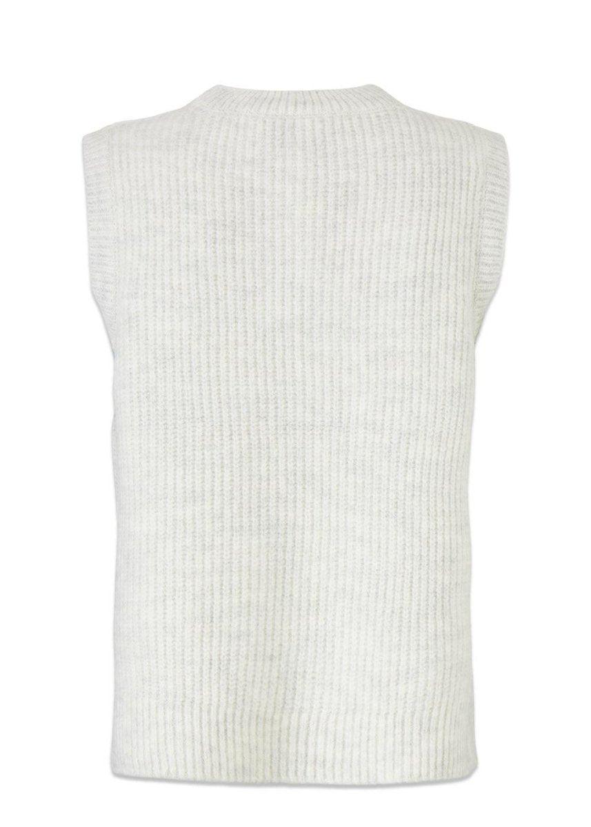 Gunhilda vest - Off White Knitwear100_55490_OFFWHITE_XS5714980044040- Butler Loftet