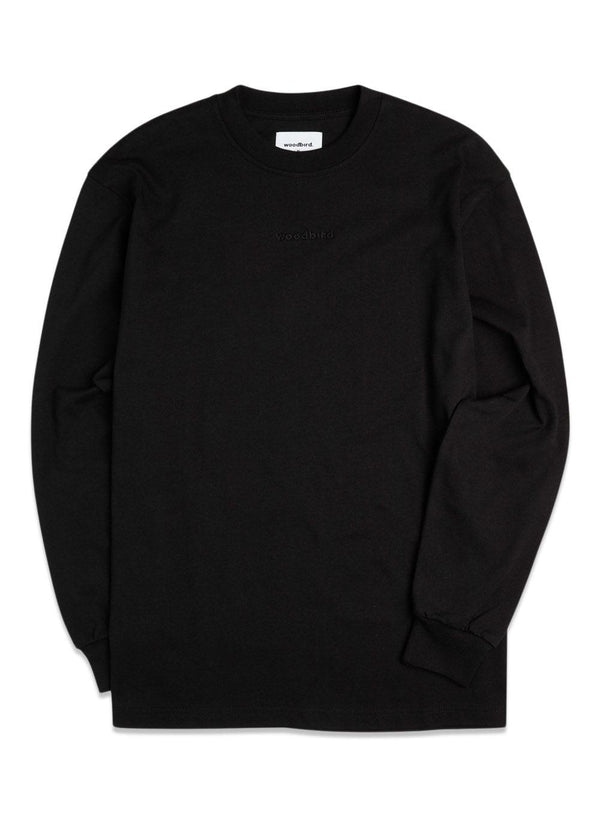 Woodbirds Hanes Base L/S Tee - Black. Køb t-shirts her.