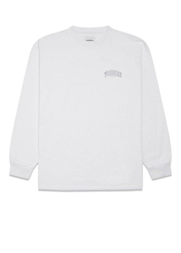 Woodbirds Hanes Over L/S Tee - White. Køb t-shirts her.