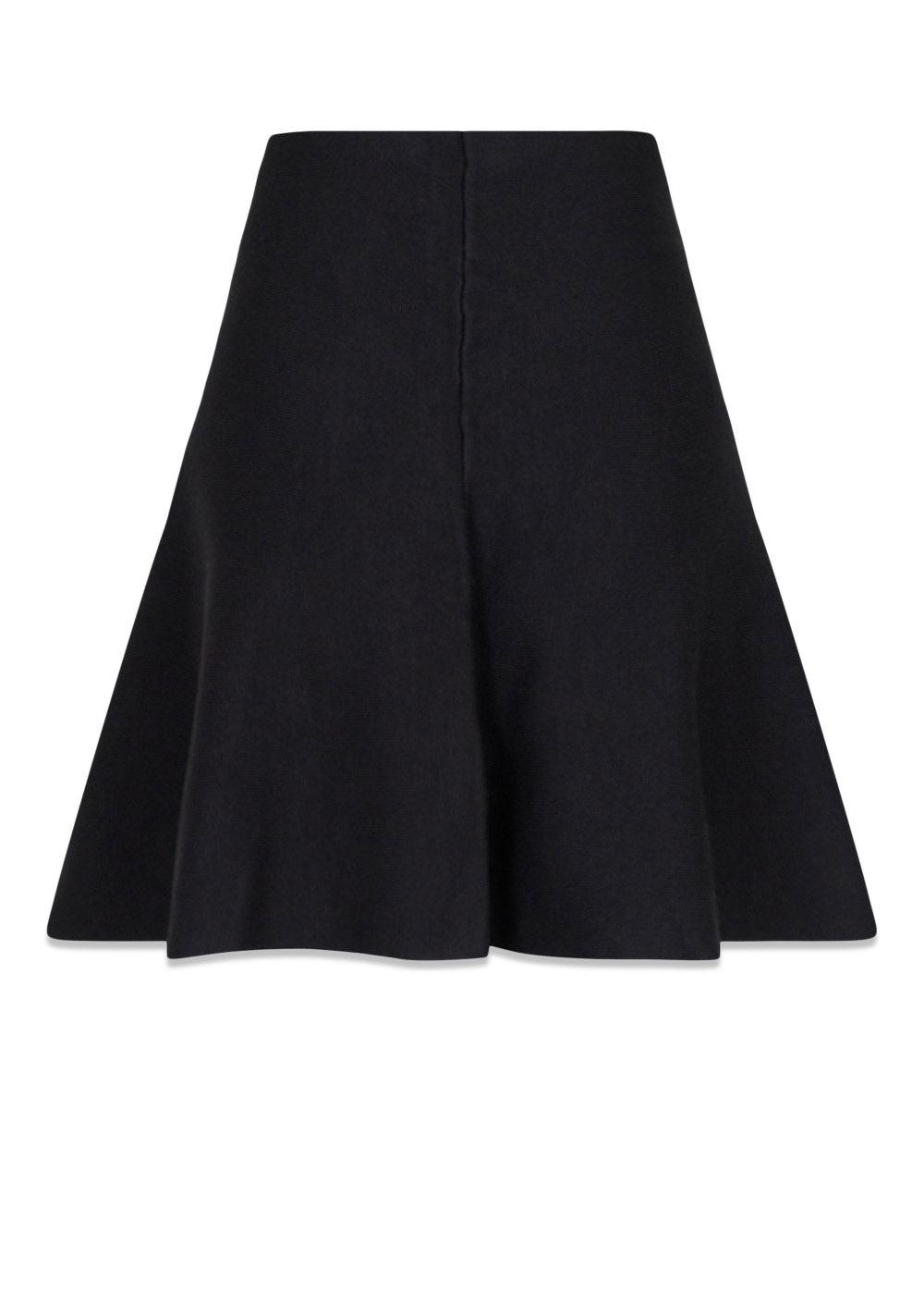 Hanna Knit Skirt - Black-Skirts-Neo Noir-Butler Loftet