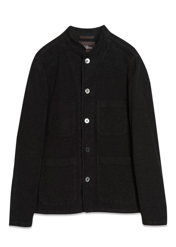 Oscar Jacobsons Hannu Shirt Jacket - Black. Køb shirts her.