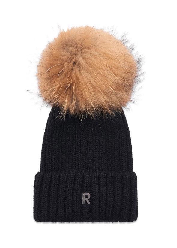 Rock´n Blues Hat Pom Pom - Black/Natural. Køb huer her.