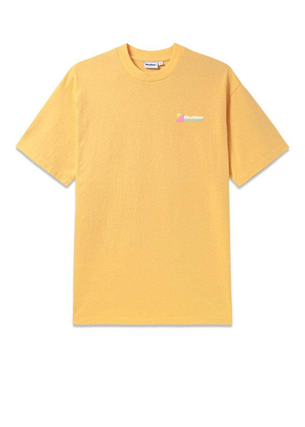 Butter Goods' Heavy Weight Pigment Dye Tee - Custard. Køb t-shirts her.