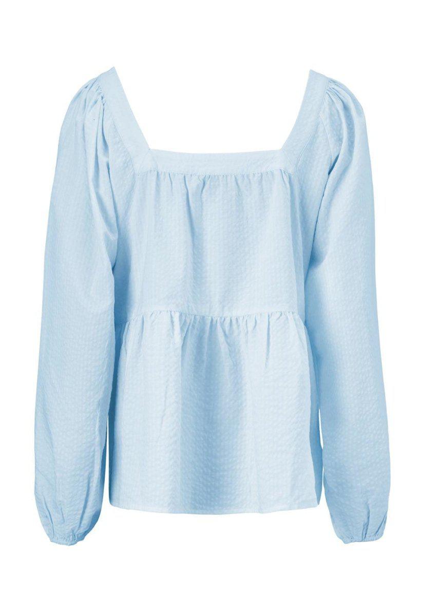 Hollow top - Chambray Blue Top100_55685_CHAMBRAYBLUE_XS5714980093840- Butler Loftet