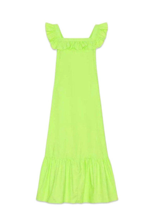 HUNKØN's Holly dress - Lime. Køb kjoler her.