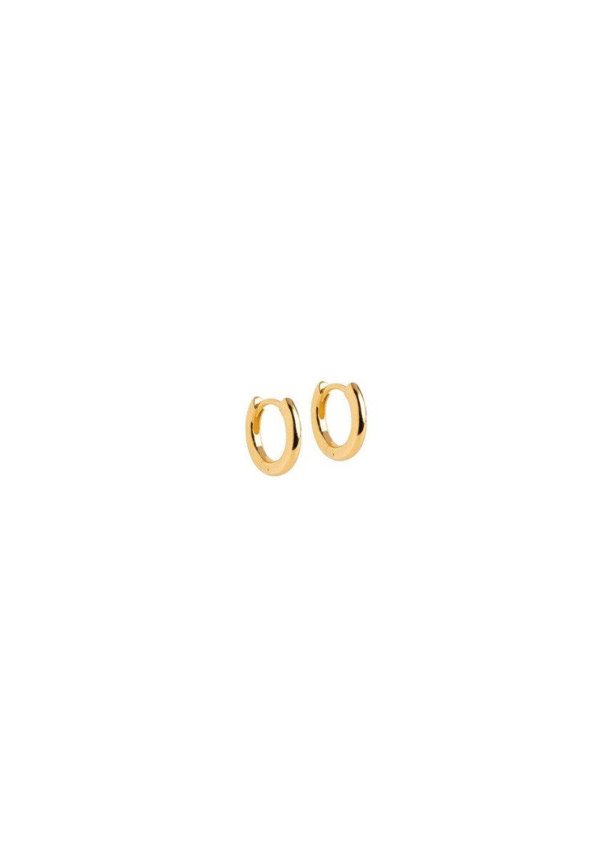 ENAMEL Copenhagens Hoops, Chunky Classic - Guld. Køb øreringe her.