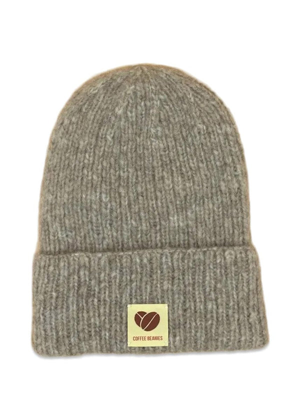 Coffee Beanies' Huer sky beanies - Sandfarvet. Køb accessories her.