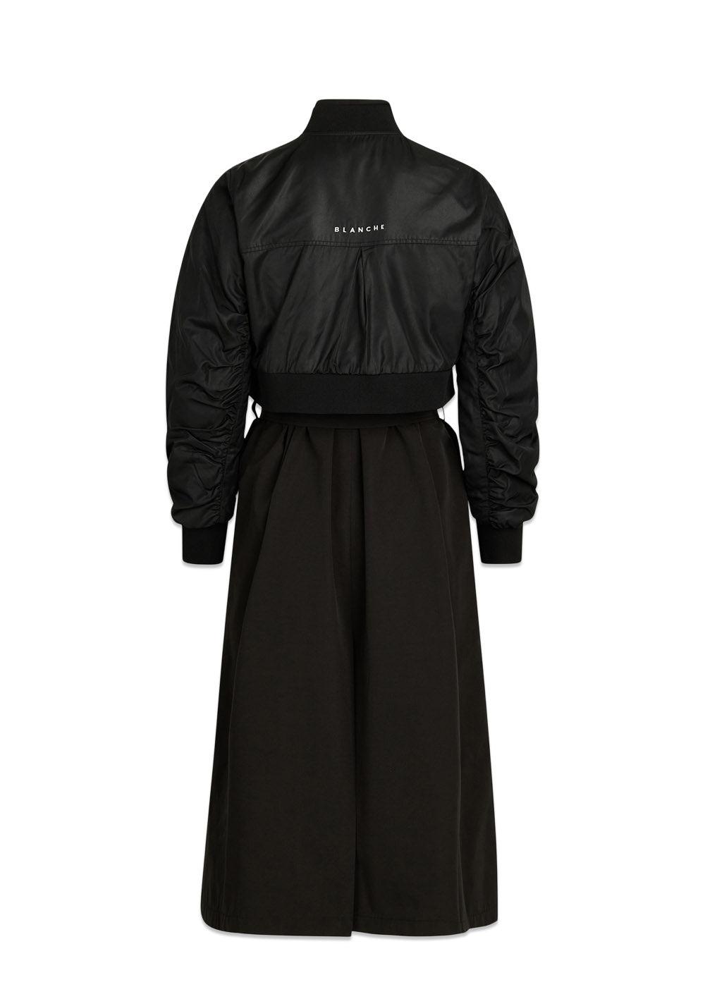 Hybrid Coat - Black-Outerwear-BLANCHE-Butler Loftet