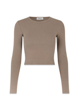 Modströms IgorMD LS crop top - Spring Stone. Køb toppe her.
