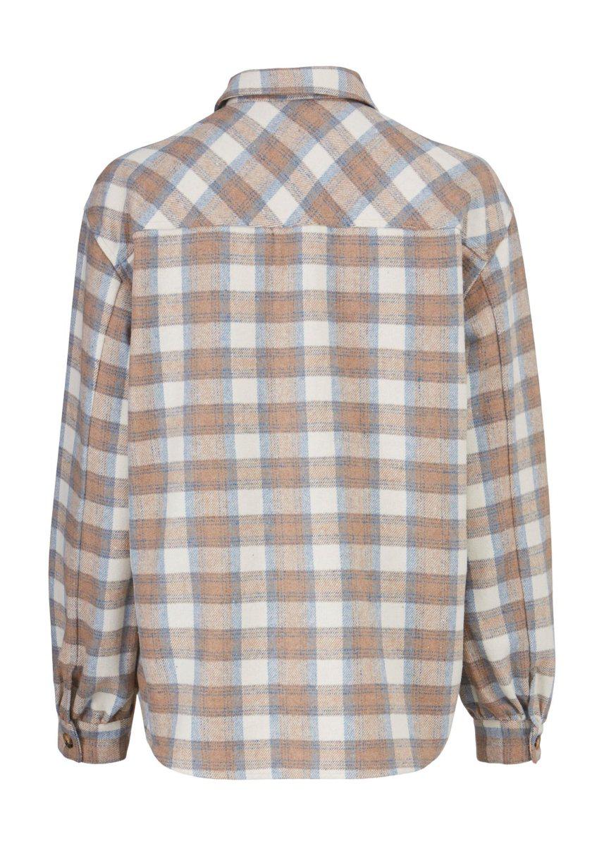 Ilma shirt - Light Blue Camel Check Blouses100_55668_LIGHTBLUECAMELCHECK_XS5714980055831- Butler Loftet