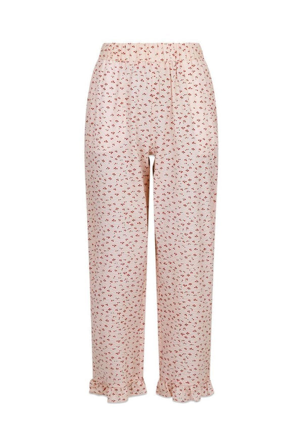 Neo Noirs Ina Mini Cherry Pants - Light Pink. Køb bukser her.