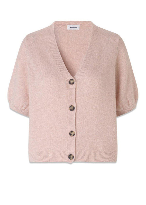 Modströms Irene cardigan - Bella Rose. Køb strik her.