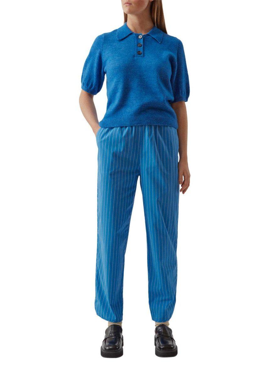 Irene polo - Palace Blue Knitwear100_56117_PalaceBlue_XS5714980128115- Butler Loftet