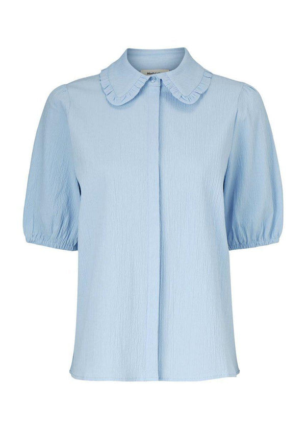 Modströms IshaMD shirt - Chambray Blue. Køb blouses her.