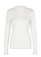 Modströms Issy t-neck - Off White. Køb t-shirts her.