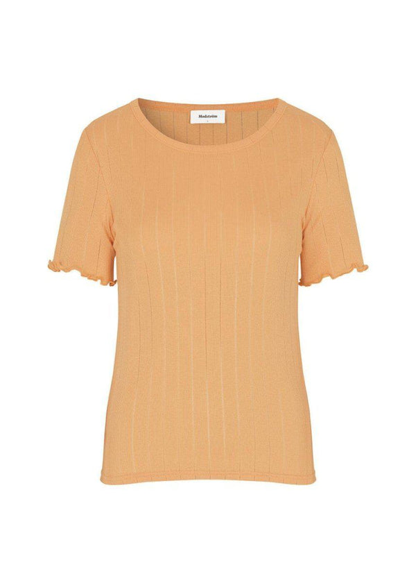 Modströms Issy t-shirt - Apricot Cream. Køb t-shirts her.