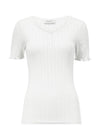 Modströms Issy v-neck t-shirt - Off White. Køb t-shirts her.