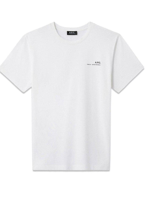 A.P.C's Item T-shirt - White. Køb t-shirts her.