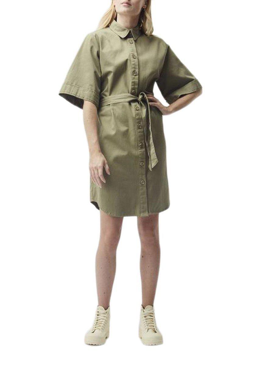 Ivette dress - Light Khaki Dress100_55506_LIGHTKHAKI_XS5714980049175- Butler Loftet