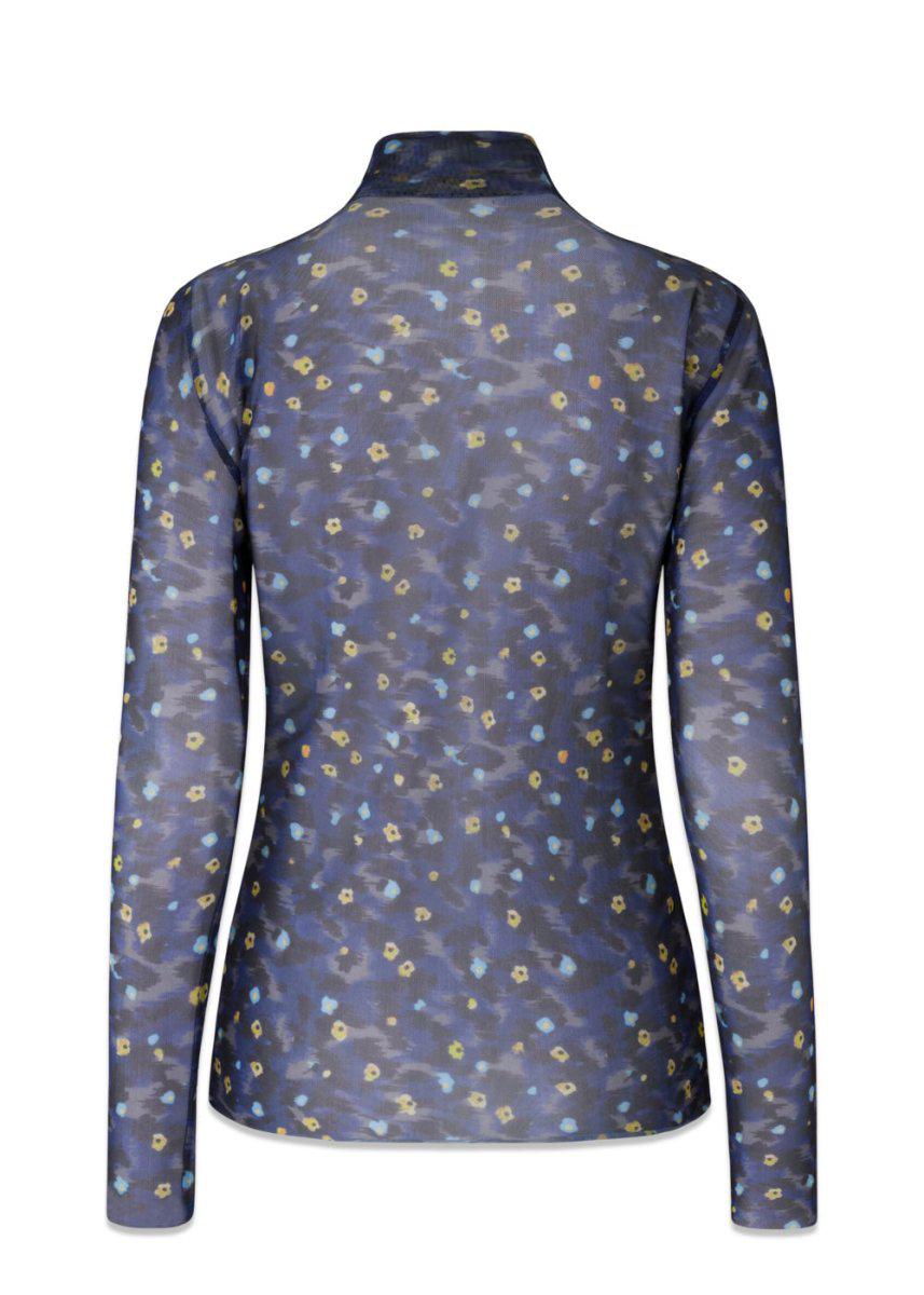 JODI - Cheetah Garden Blue Top297_22584_CheetahGardenBlue_XS5715184100525- Butler Loftet