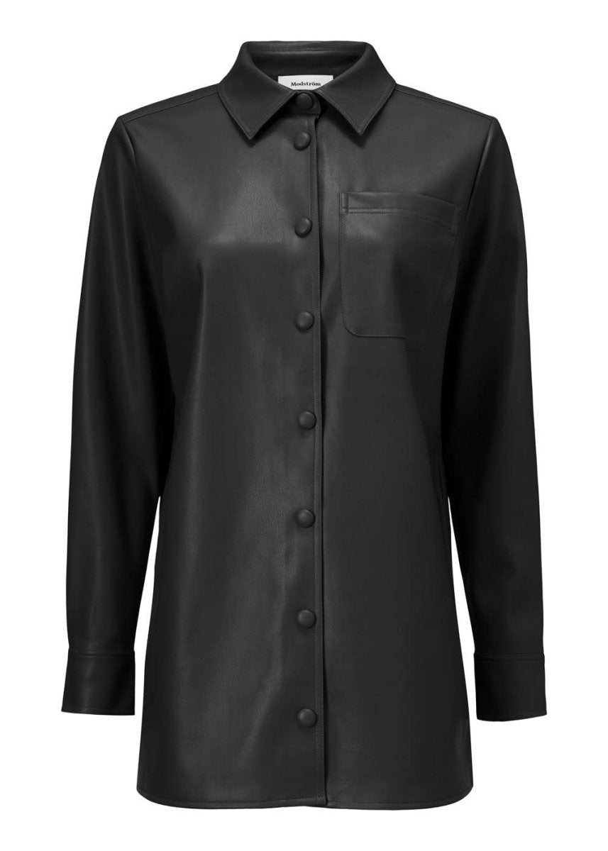 Modströms Jackson shirt - Black. Køb blouses her.