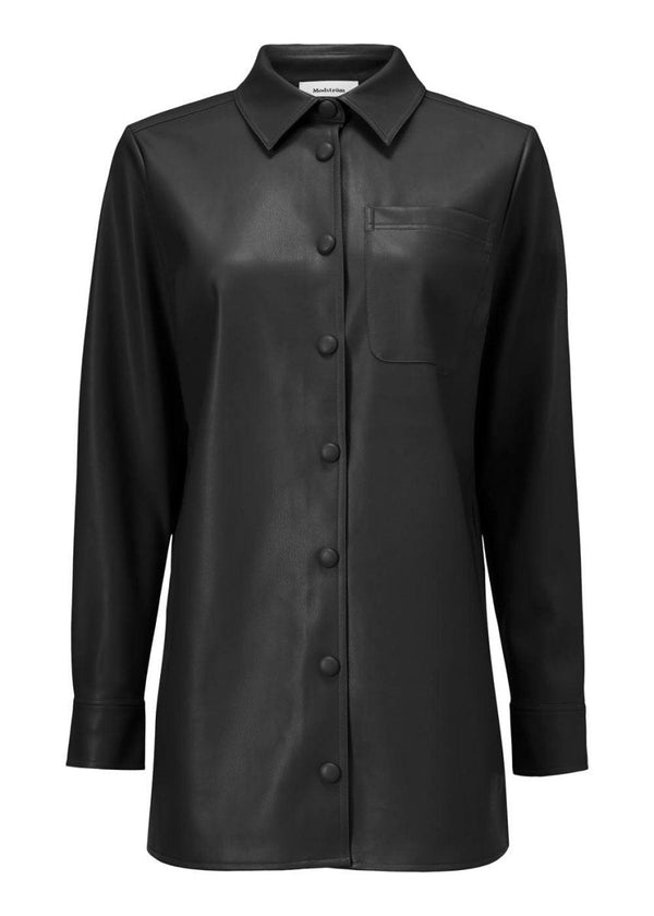 Modströms Jackson shirt - Black. Køb blouses her.