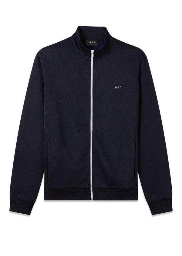 A.P.C's Jim zip sweat - Navy. Køb sweatshirts her.