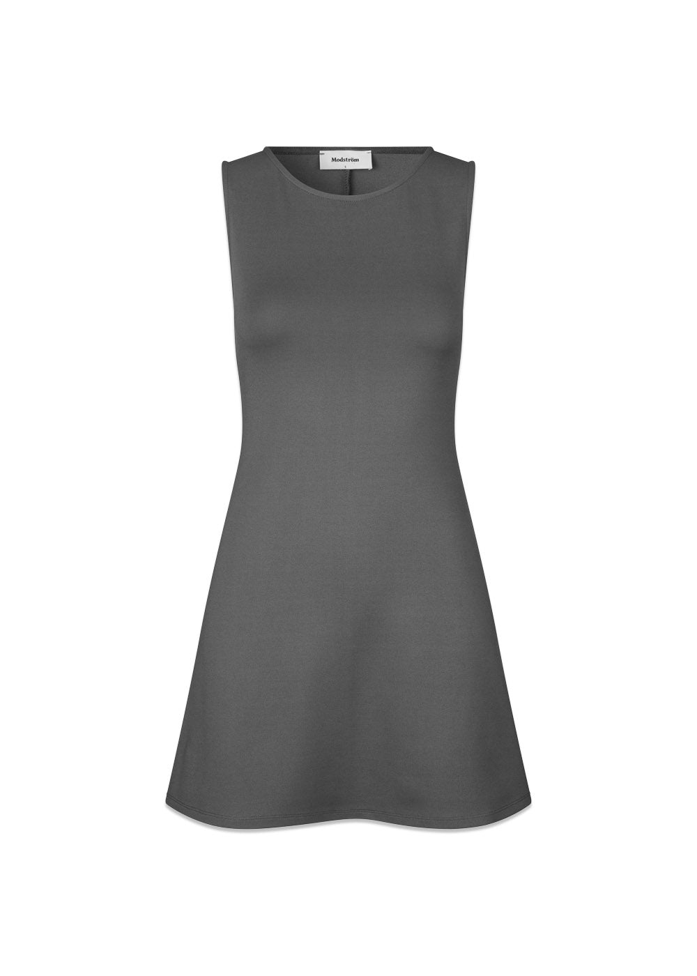 Modströms JosefineMD tank flare dress - Rainy Grey. Køb kjoler her.