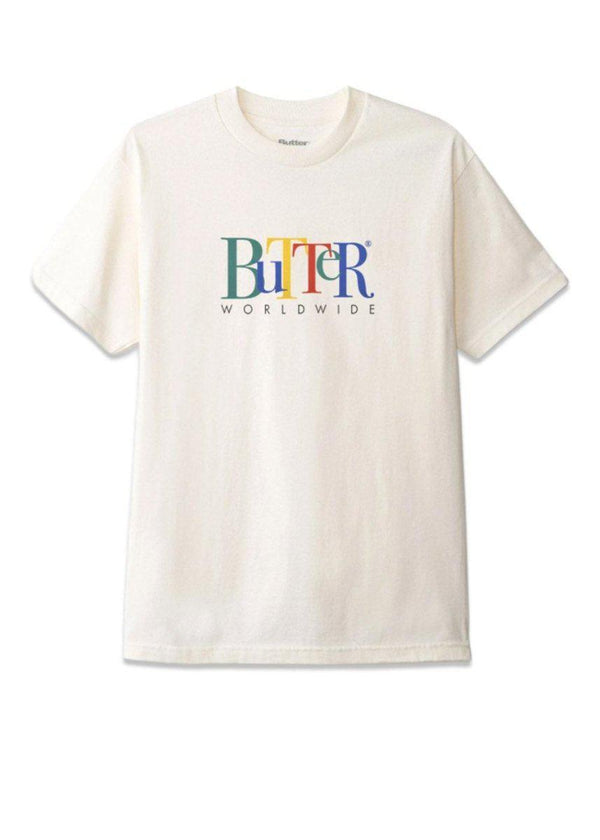 Butter Goods' Jumble tee - Bone. Køb t-shirts her.