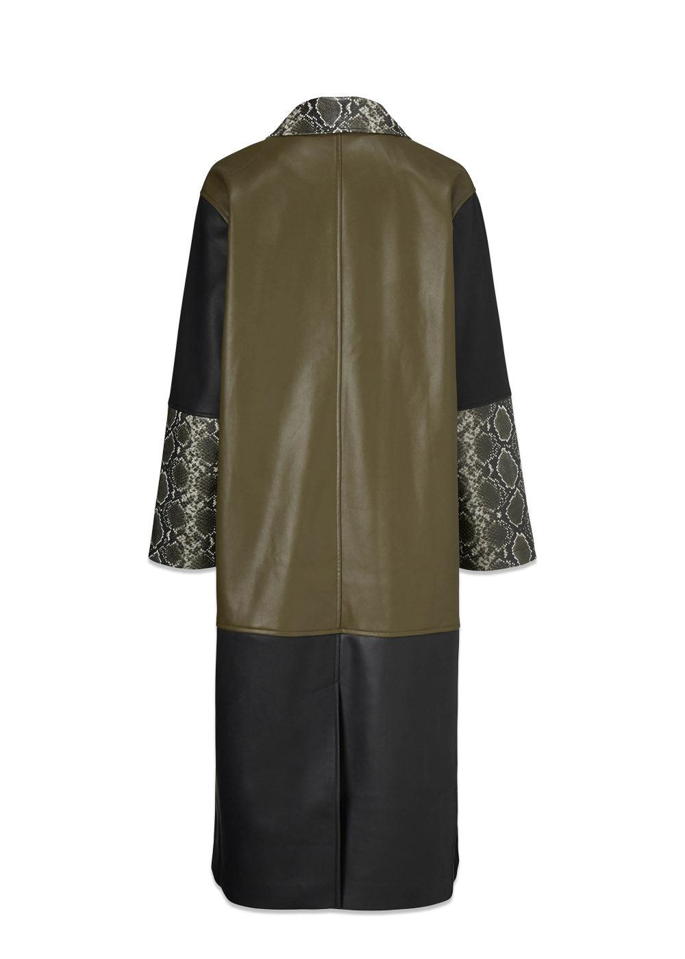 Modströms Kara mix coat - Brown Snake. Køb overtøj her.