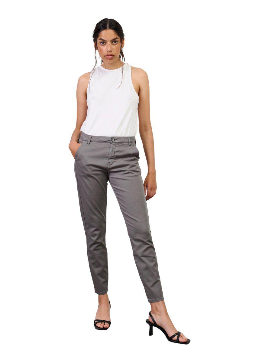 Karmey Chino Color - Smoked Grey Pants746_I234114_Smokedgrey_25/305715342032347- Butler Loftet
