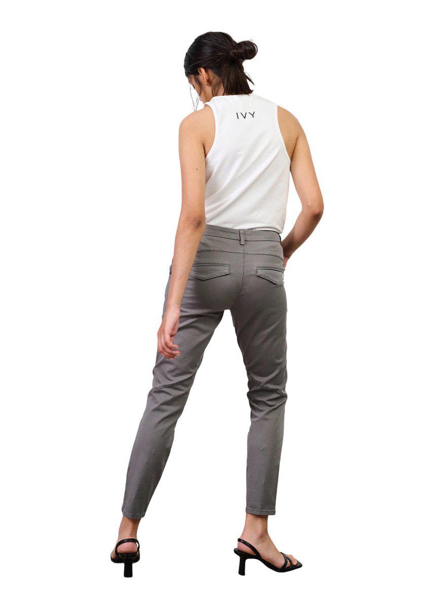 Karmey Chino Color - Smoked Grey Pants746_I234114_Smokedgrey_25/305715342032347- Butler Loftet