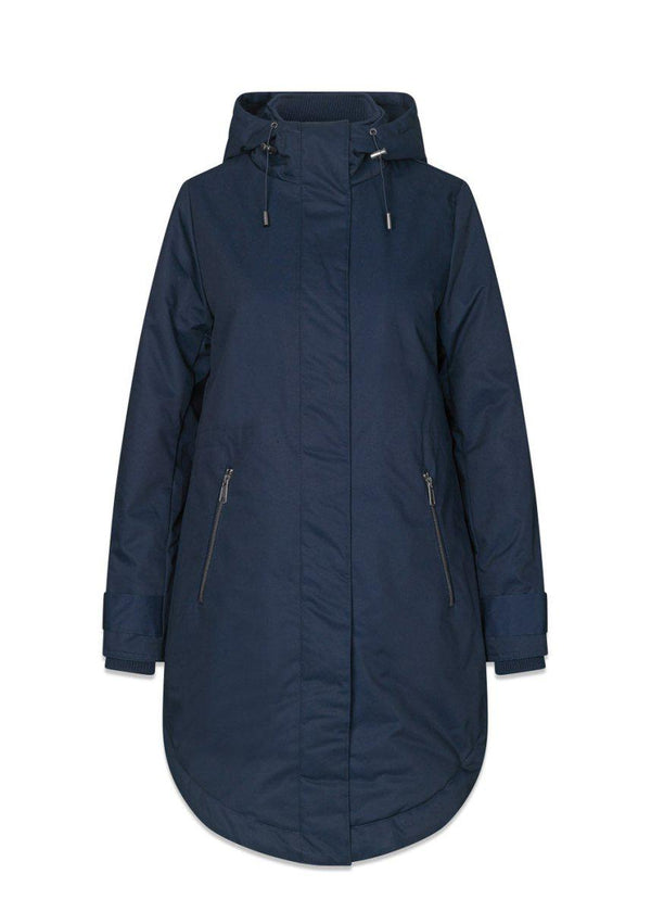 Modströms Keller coat - Navy Sky. Køb overtøj her.