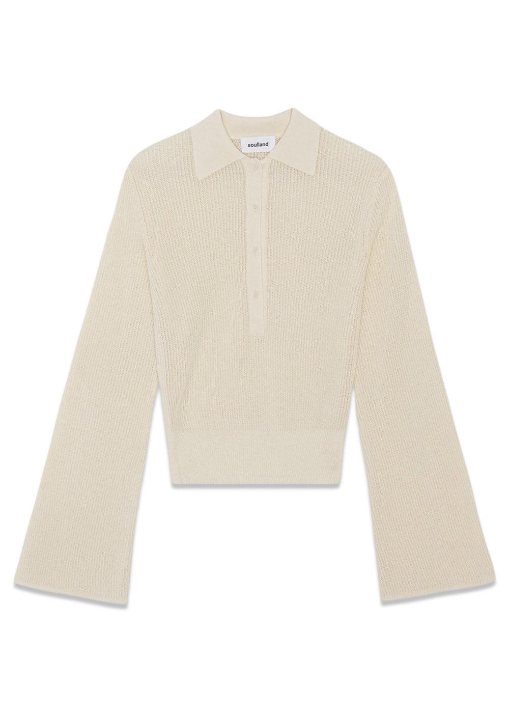 Kiki jumper - Off White-Knitwear-Soulland-Butler Loftet
