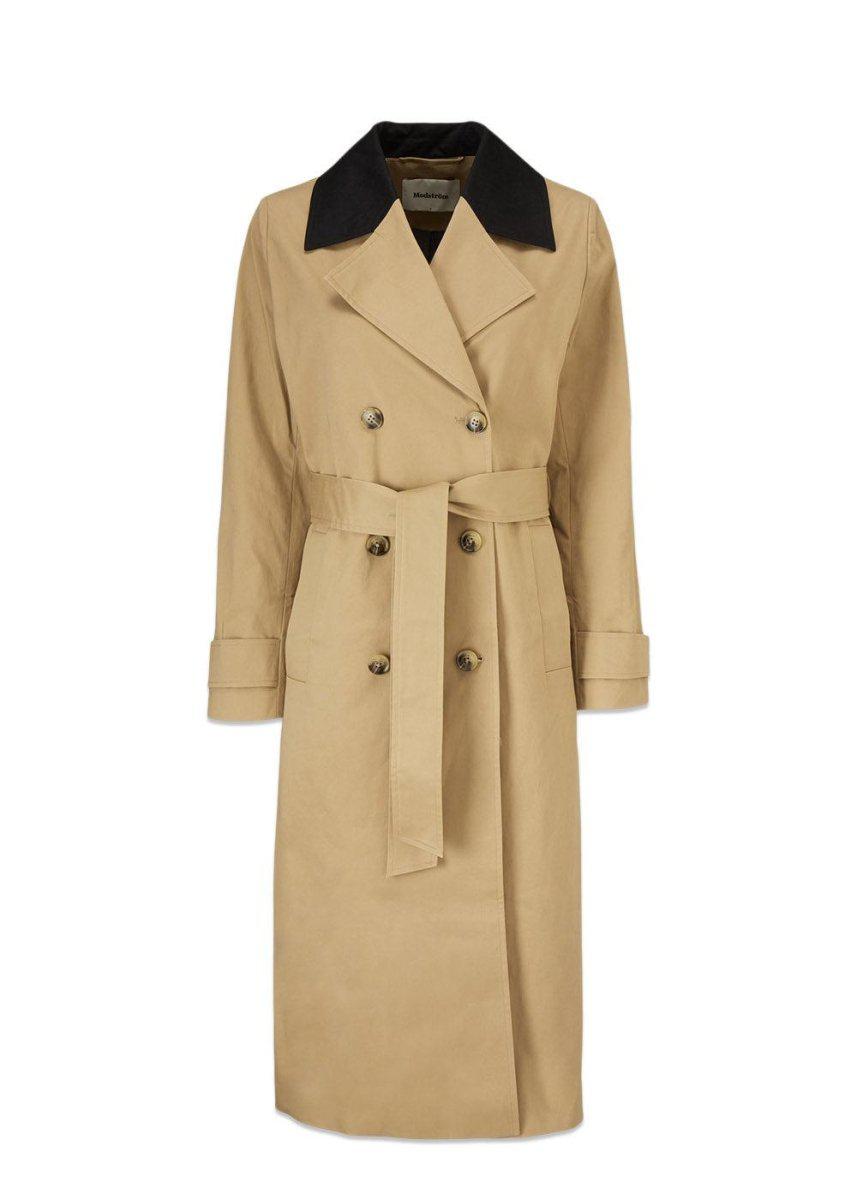 Modströms Kinsley coat - Camel. Køb frakker her.