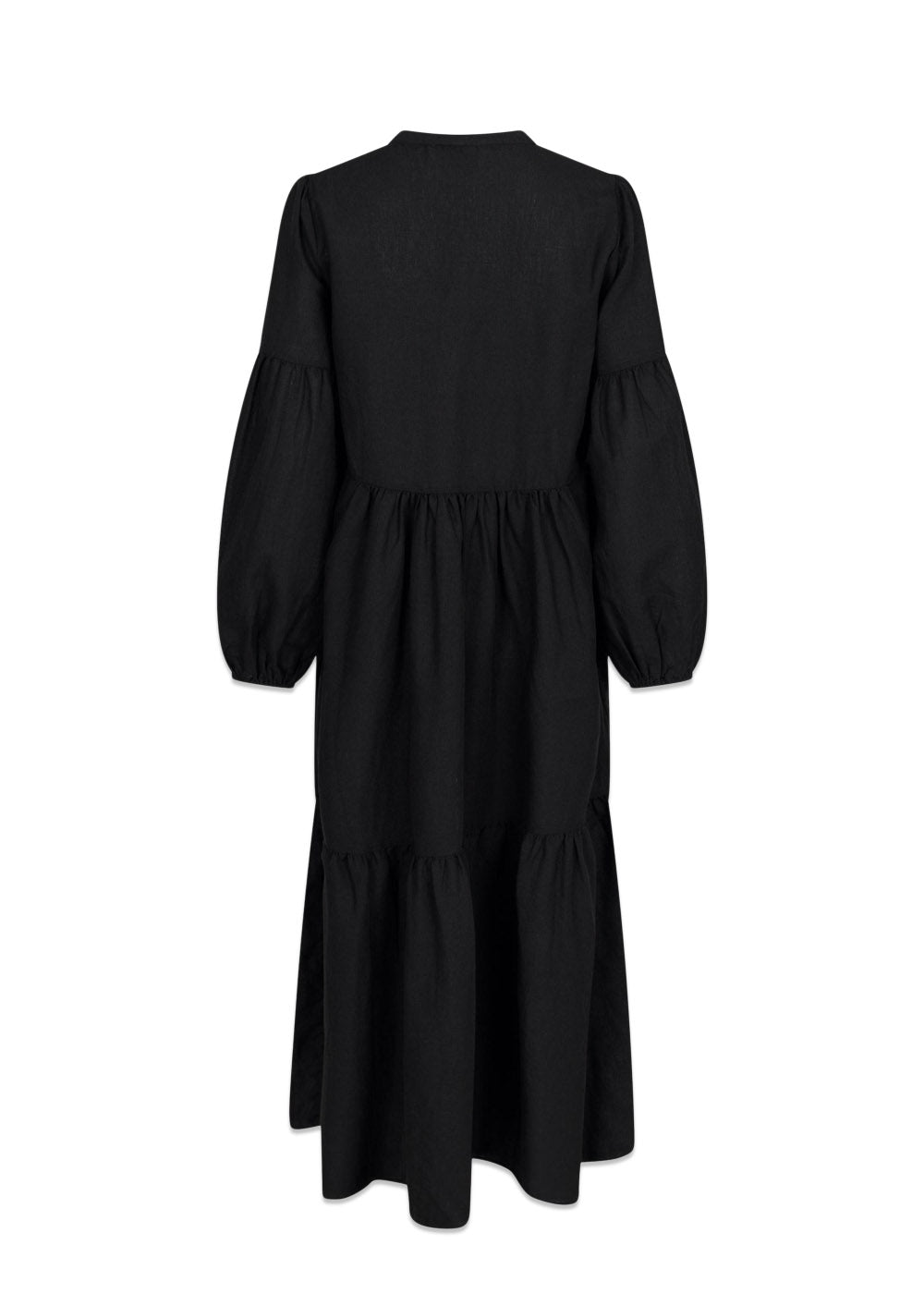 Klaudia Linen Dress - Black-Dress-Neo Noir-Butler Loftet