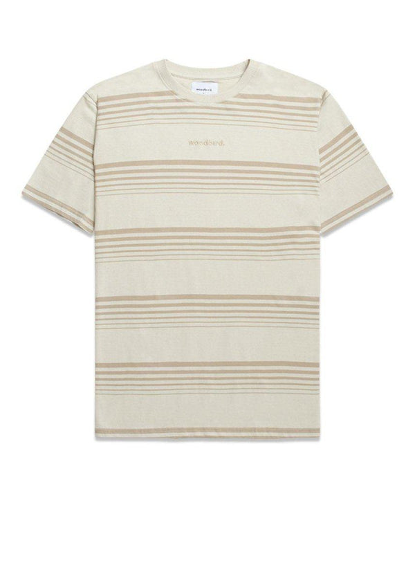 Woodbirds Klix Score Tee - Sand. Køb t-shirts her.