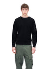 C.P. Companys Knitwear - Crew Neck Lambswool - Black. Køb strik her.