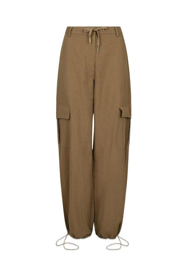 Neo Noirs Konstatina Pants - Dark Sand. Køb bukser her.